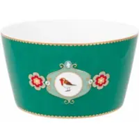 Pip studio Kom Love Birds Medaillon Emerald 15 cm (Set van 4)