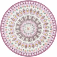 Pip studio Gebaksbord Lily & Lotus Moon Delight Multi 17 cm (Set van 6)