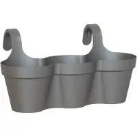 Artevasi Bloempot Artevasi 639343 Antraciet Donker grijs Plastic Cirkelvormig 30,5 x 54 x 28 cm