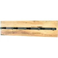 Haku Wandpaneelset met 8 haken en 5 knoppen | Royal Oak-design