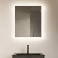 Gliss Design Spiegel style framework 11 mm led verlichting met spiegelverwarming 70 cm
