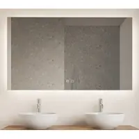 Gliss Design Spiegel backlight led verlichting 160 cm en spiegelverwarming