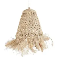 Bazar Bizar Abaca Kwallen Hanger | natuurlijke vezel naturel 43x43x43 cm decoratieve objecten | NADUVI