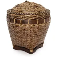 Bazar Bizar The colonial storage basket natural brown l