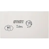 Smit Visual Whiteboard zonder rand - 98 x 198 cm