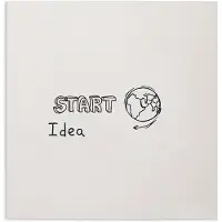 Smit Visual Whiteboard zonder rand - 98 x 98 cm
