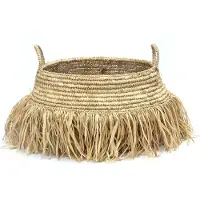 Bazar Bizar De Raffia Deluxe Mand - Naturel - L