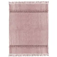 Unique living plaid saba 130x180cm old pink