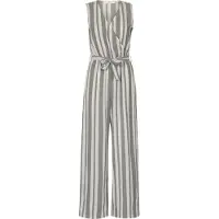 Sisters point Camile-Ju Dames Jumpsuit - Cream/Grey - Maat XS