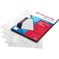 Pergamy omslagen uit transparante PVC ft A4, 150 micron, pak van 100 stuks - 2 stuks
