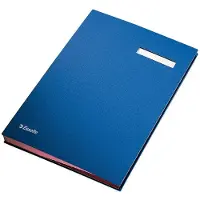 Esselte Vloeiboek Karton - met 20 Scheidingbladen - Blauw