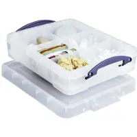 Really Useful Box opbergdoos 11 liter, transparant