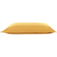 Beliani FUZZY - Extra grote zitzak-Geel-Nylon