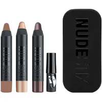 Nudestix Bright Nude Eyes Mini Kit Oogschaduwpalette 1 st