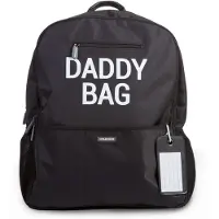 Childhome Daddy Bag - Verzorgingsrugzak - Luiertas voor vaders - Incl. verzorgingsmatje - Zwart - 36x20x48 cm