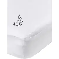 Meyco Baby waterdicht hoeslaken ledikant - white - 60x120cm
