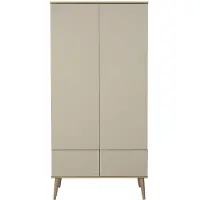 Quax Kast Flow Clay & Oak 2-deurs