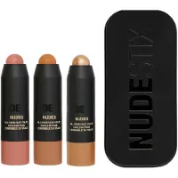 Nudestix Soft & Warm Nudes 3-Piece Mini Kit Oogschaduwpalette 1 st