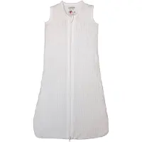 Lodger Hopper Sleeveless Seersucker Zomerslaapzak - 68/80 - Cloud Dancer
