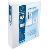 Exacompta Ringmap PP Kreacover A4+ 4D-R 50mm wit - 2 stuks