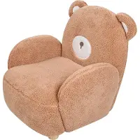 Beliani BOO - Kinderstoel-Bruin-Nepbont