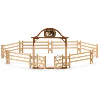 Schleich HORSE CLUB - Paardenwei met toegangspoort - Accessoires - Kinderspeelgoed voor Jongens en Meisjes - 5 tot 12 jaar - 42434
