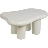 Beliani ONDLE - Salontafel - Wit - MDF