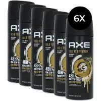 Axe 48 H Non Stop Fresh Deodorant Spray Gold Temptation - 6 x 150 ml