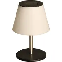 Luxform Tafellamp Solar Maspalomas White Black 15 Lumen