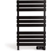 Create - Elektrische handdoekhouder 500W - Zwart - Zonder benen - Zonder plank - WARM TOWEL