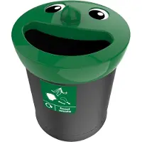 V-Part Food Waste Smiley Face Bin 52 liter