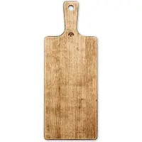 Barbary & Oak Serveerplank met Handgreep, Snijplank, 48 x 18 cm, Essenhout, Ophangbaar - | Hoxton