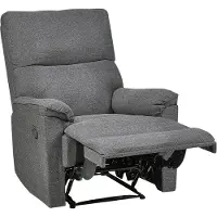 Beliani EVERTON - TV-fauteuil - Grijs - Polyester