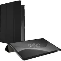 Kwmobile Hoesje geschikt voor Lenovo P12 (2023) - Kunstlederen tablet cover met standaard - In zwart