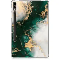 B2Ctelecom Tablet Back Cover voor Samsung Galaxy Tab S9 Plus Marmer Groen