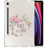 B2Ctelecom Samsung Galaxy Tab S9 Tablet Back Cover Boho Text