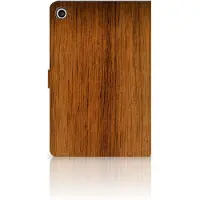B2Ctelecom Lenovo Tab M10 Plus 3rd Gen 10.6 inch Tablet Book Cover Donker Hout