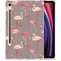 B2Ctelecom Samsung Galaxy Tab S9 Back Case Flamingo