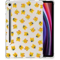 B2Ctelecom Hippe Hoes voor Samsung Galaxy Tab S9 Katten Emojis