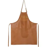 Dutchdeluxes - Handgemaakt - Leren Schort Perfo - Taupe
