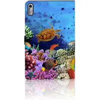 B2Ctelecom Book Case voor Lenovo Tab P11 Gen 2 Flip Case Vissen