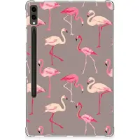 B2Ctelecom Samsung Galaxy Tab S9 Plus Back Case Flamingo