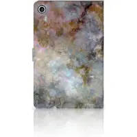 B2Ctelecom Lenovo Tab M10 Plus 3rd Gen 10.6 inch Leuk Tablet hoesje Marmer Grijs