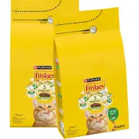 Friskies droogvoer voor katten - konijn, kip & groenten - 2 x 1500g