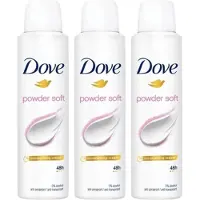 Dove Powder Soft Deo Spray - 3 x 150 ml