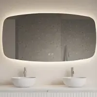 Gliss Design Badkamerspiegel Gliss Erato 120x65cm Horizontaal LED Incl. Verwarming