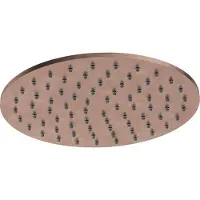Hotbath Archie AR100 hoofddouche 20cm rond geborsteld koper PVD