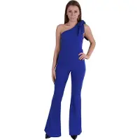 Sarcia.eu John Zack kobalt jumpsuit, open schouder