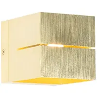QAZQA Slimme wandlamp goud 9,7 cm incl. Wifi G9 - Transfer