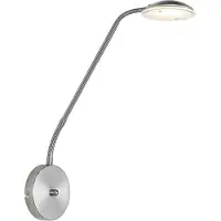 QAZQA Moderne wandlamp staal incl. LED - Eva